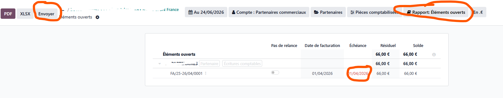 Relances clients 19.3