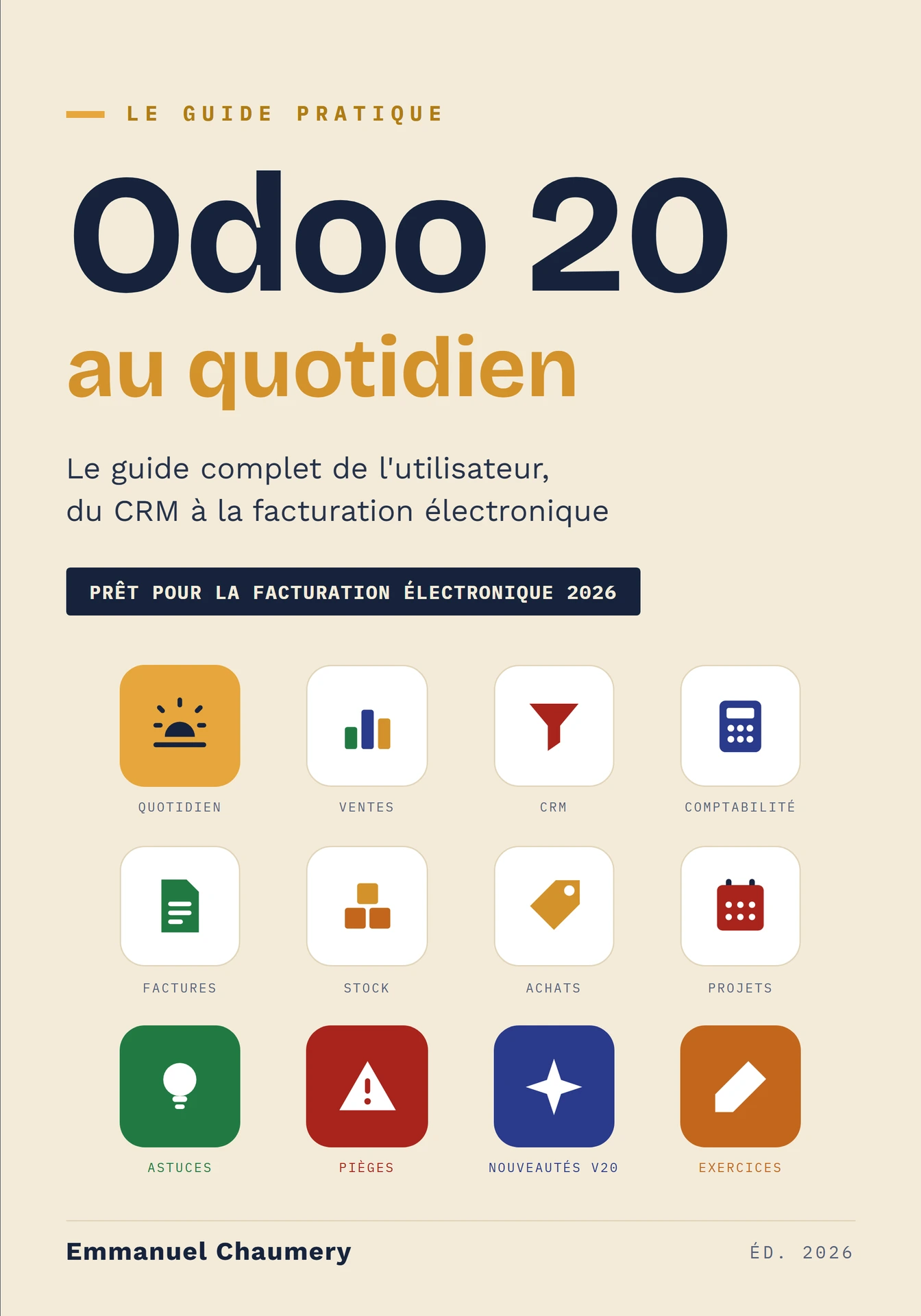 Livre Odoo 20 Odoo 20 au quotidien