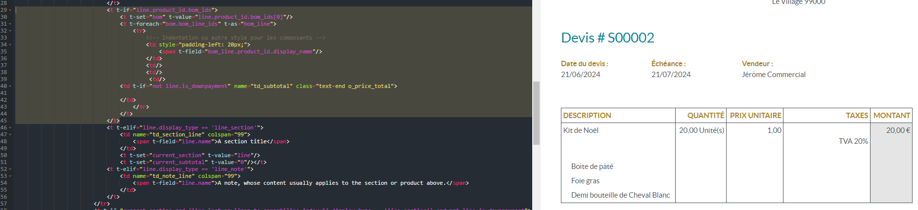 Code et pdf