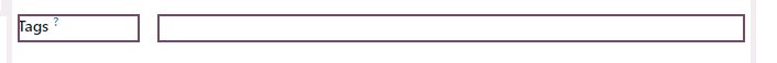 widget tags