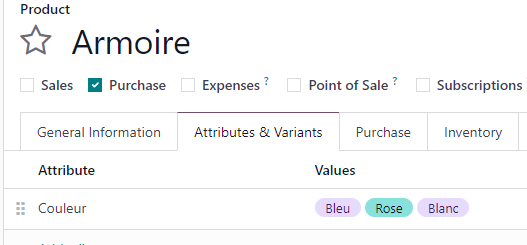 Astuces Odoo produits