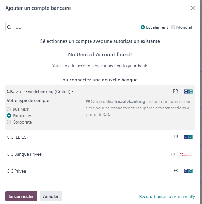 connexion banque