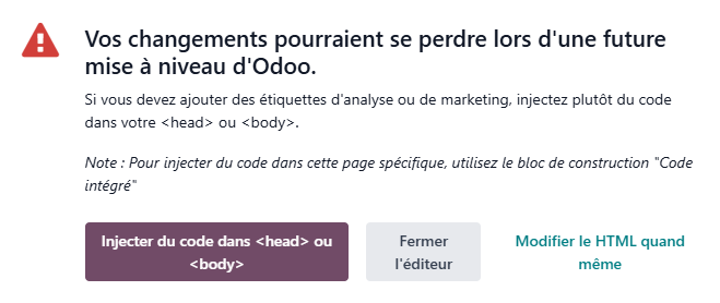 disclaimer css odoo